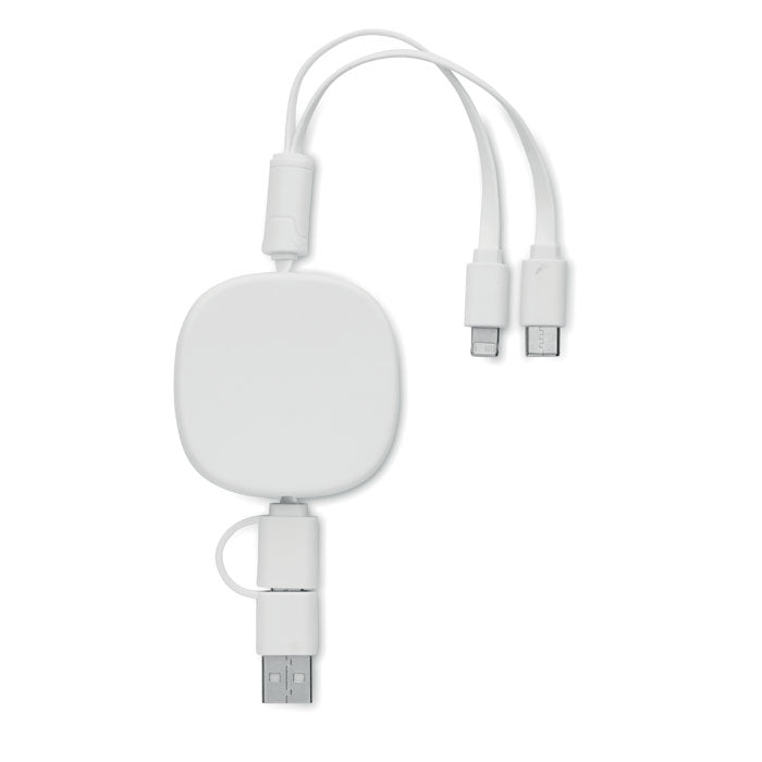 BambooFlex Retractable Charging Cable
