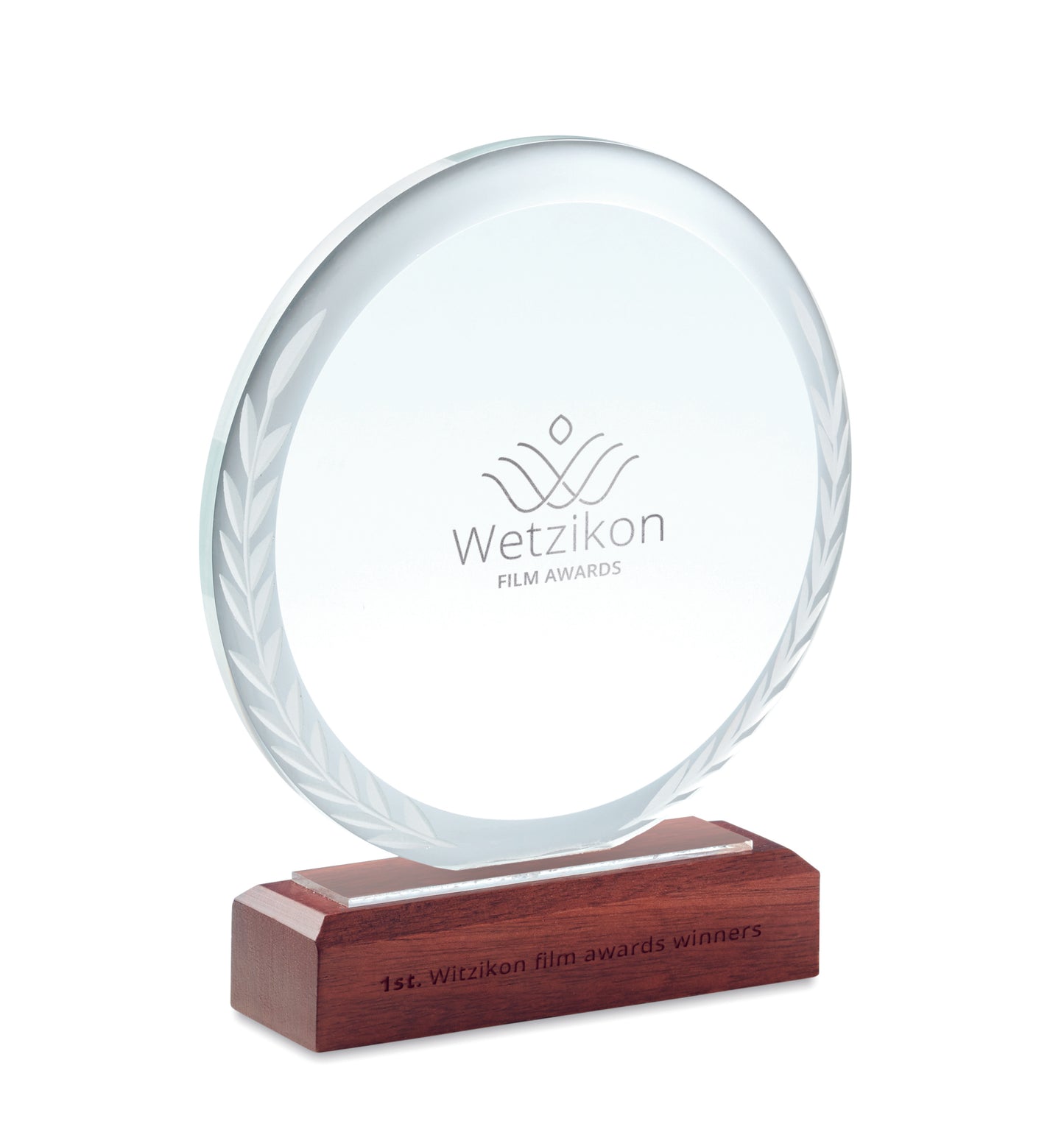 Eternal Circle Crystal Plaque