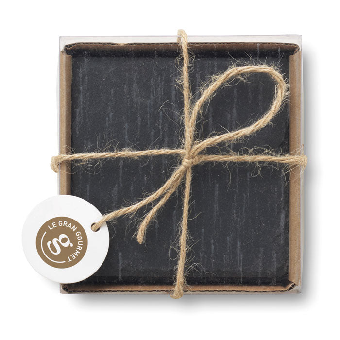 Slate Elegance Coaster Set