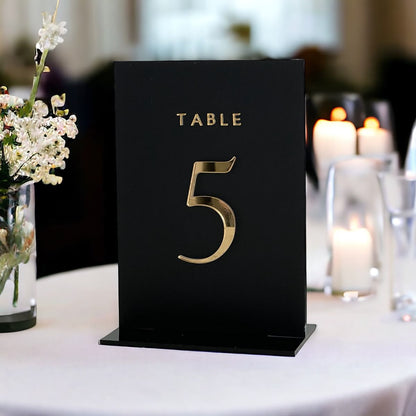 Custom Engraved Table Numbers