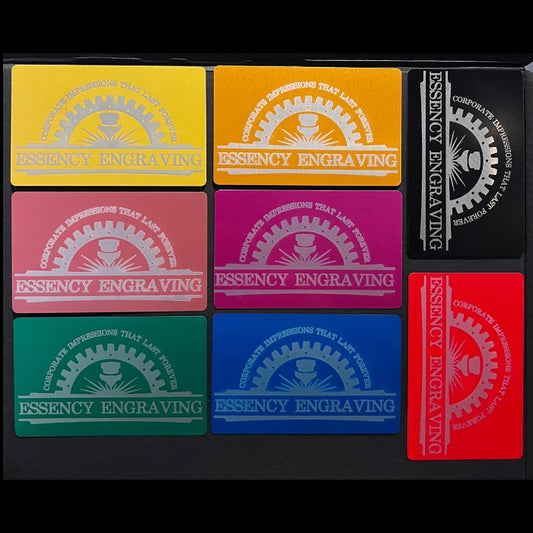 Custom Engraved Metal Business Cards