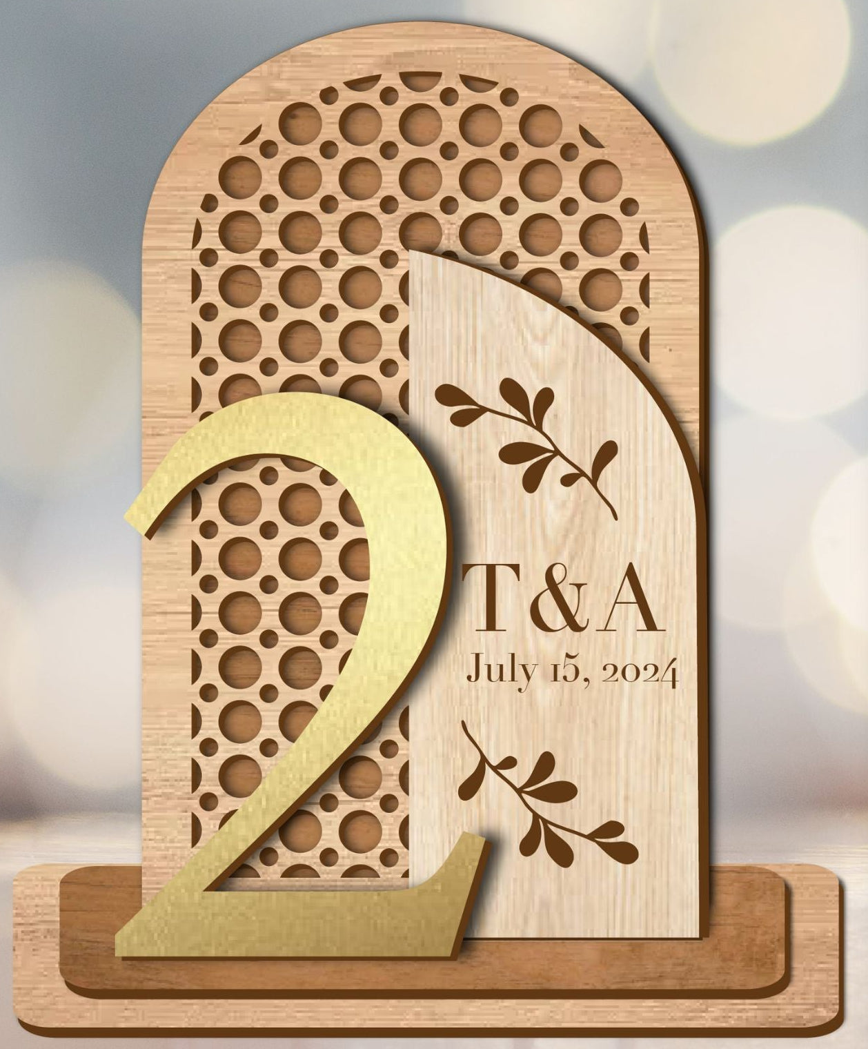 Custom Engraved Table Numbers