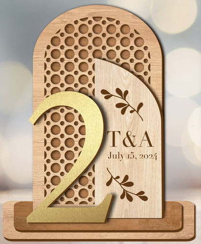 Custom Engraved Table Numbers
