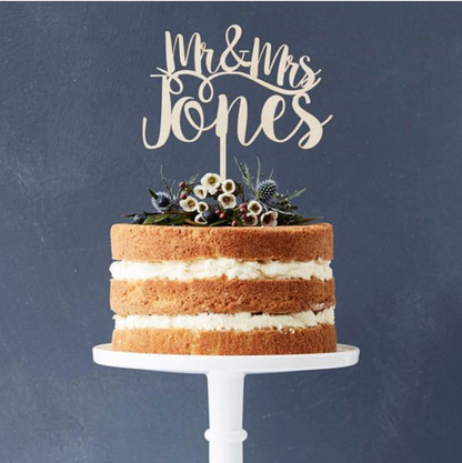 Custom Acrylic Cake Toppers