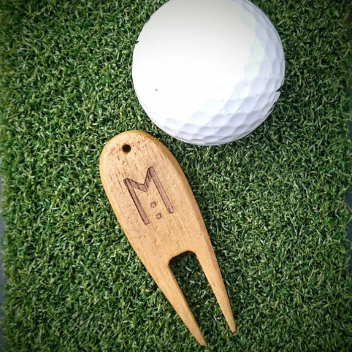 Għodda tal-Golf Divot tal-Bambu