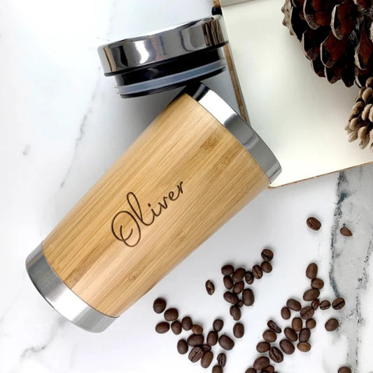 Bamboo Thermal Flask