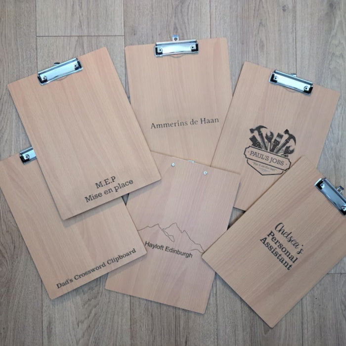 Klippbord tal-bambu A4