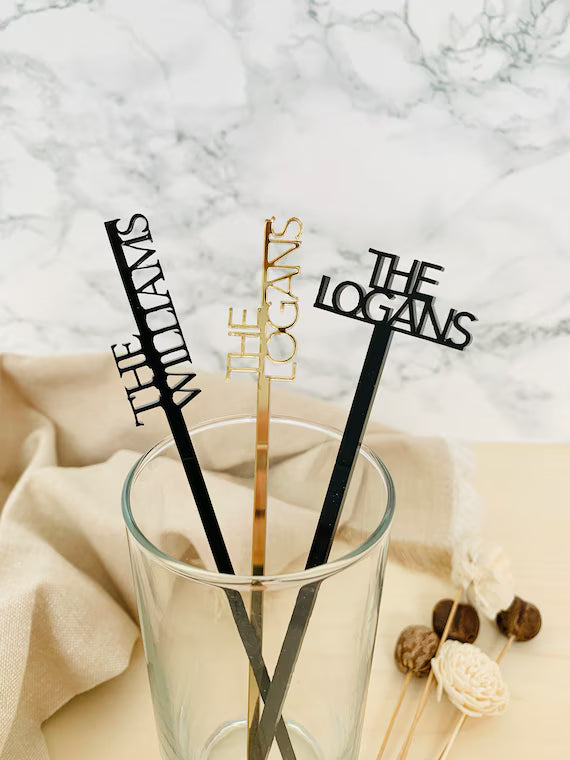 Custom Acrylic Drink Stirrers