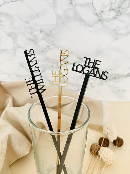 Custom Acrylic Drink Stirrers