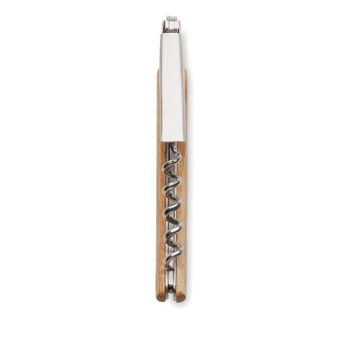 Sikkina Sommelier Blaiter Stainless b'wiċċ tal-bambu