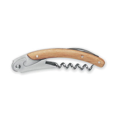 Sikkina Sommelier Blaiter Stainless b'wiċċ tal-bambu