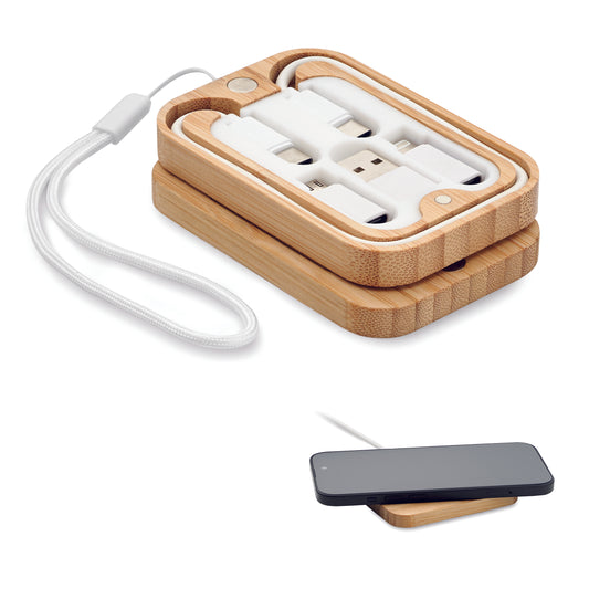 BambooCharge 3-in-1 Wireless Set