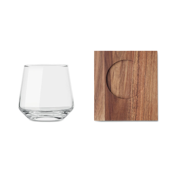 Tazza tax-Xorb Qasir b'Koaster tal-Injam