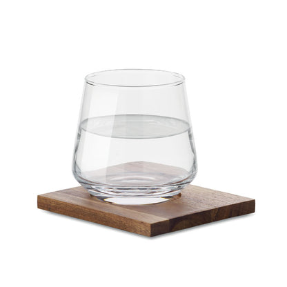 Tazza tax-Xorb Qasir b'Koaster tal-Injam