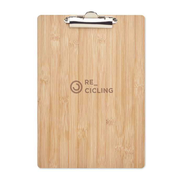 Klippbord tal-bambu A4