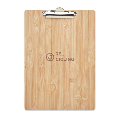 Klippbord tal-bambu A4