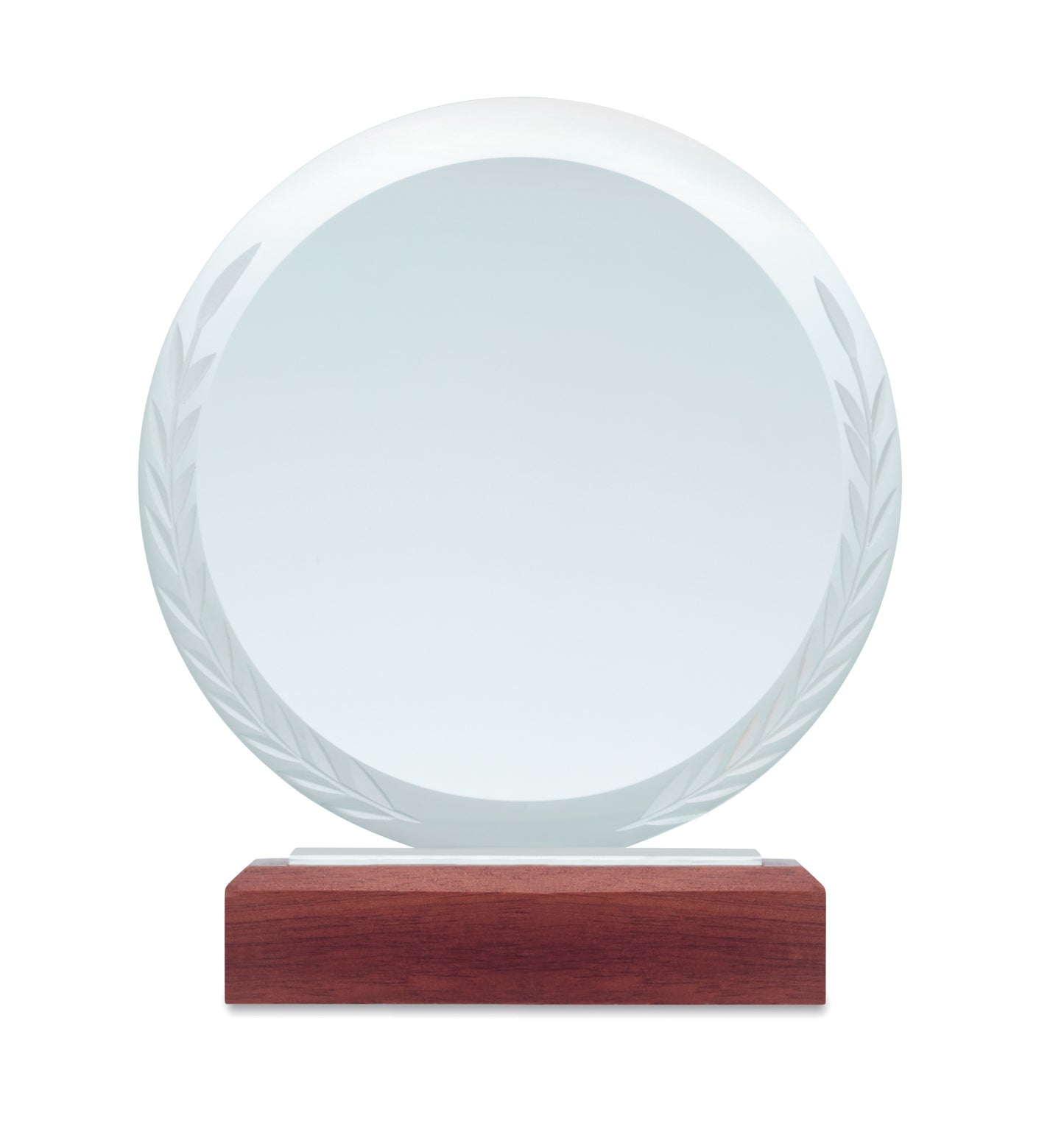 Eternal Circle Crystal Plaque