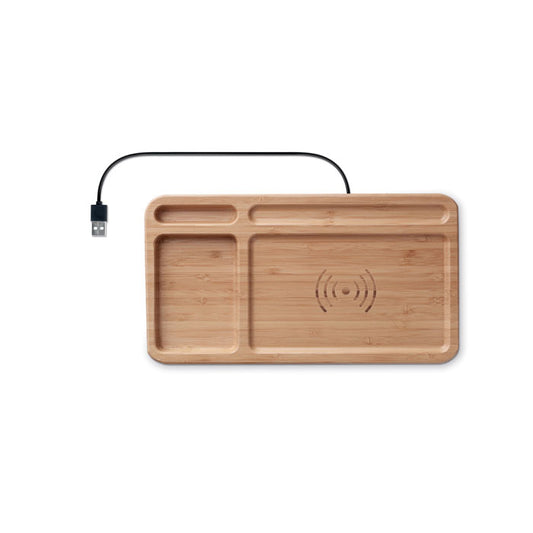 BambooCharge Desk Organizer