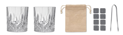 Luxe Bamboo Glass Set