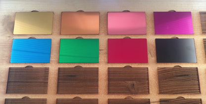 Custom Engraved Metal Business Cards