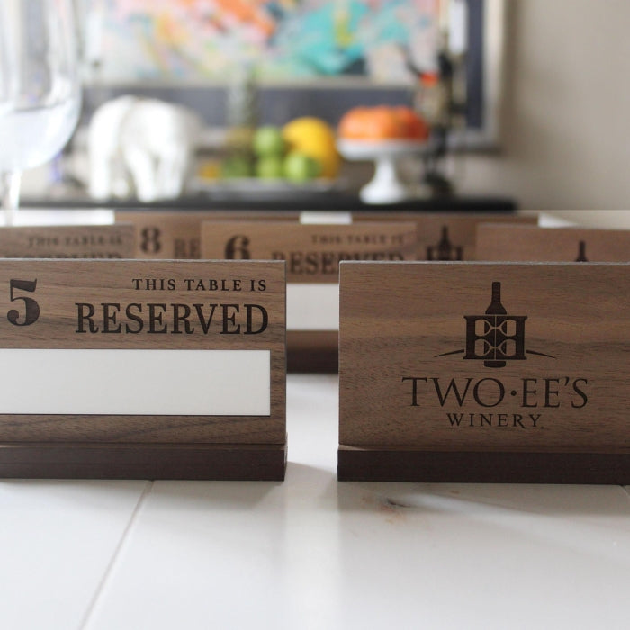 Wood & Acrylic Reserved Signs